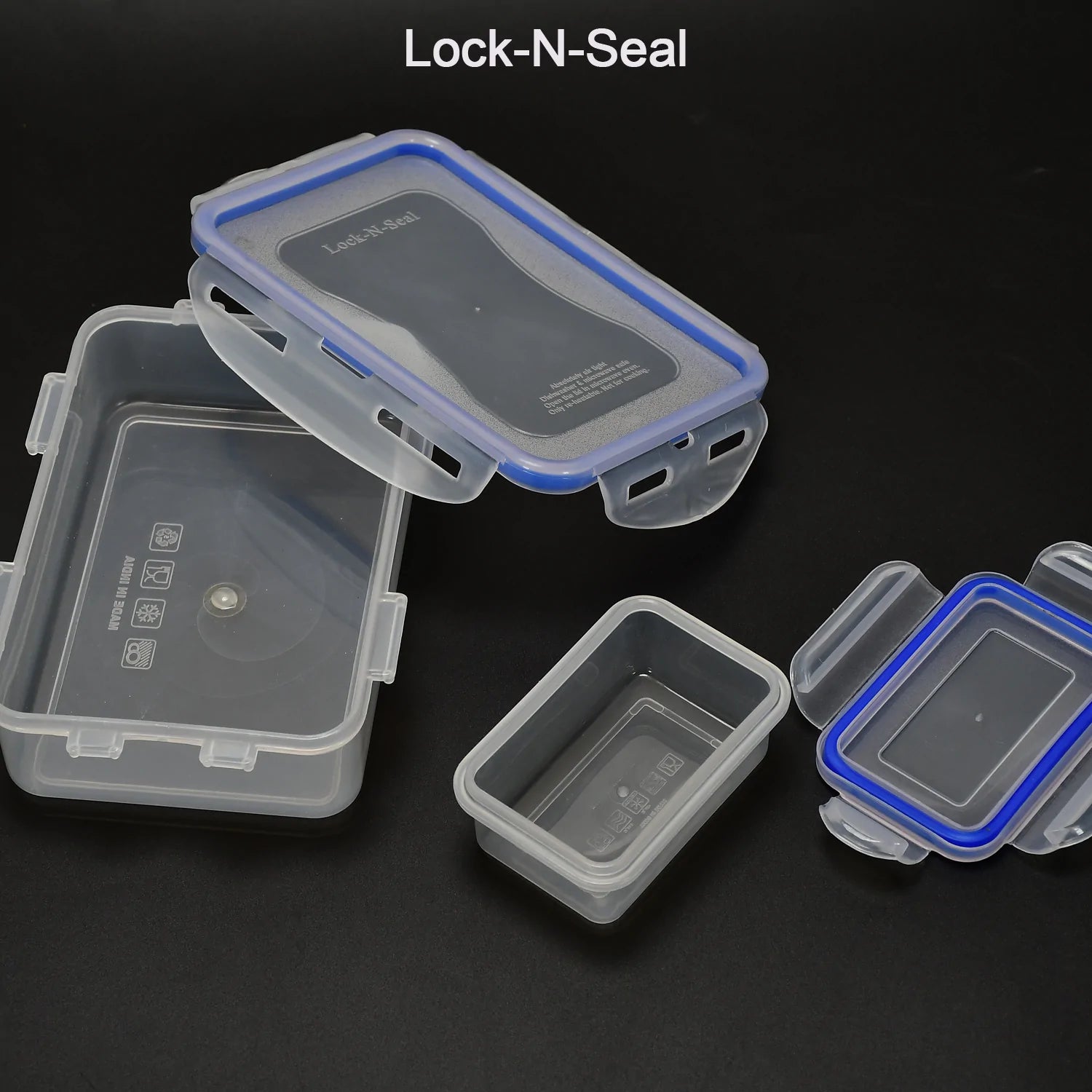 7070 Multipurpose Air Tight 4 Side Lock Food Grade Lunch Box With Small Square Container 7070 Multipurpose Air Tight 4 Side Lock Food Grade Lunch Box With Small Square Container